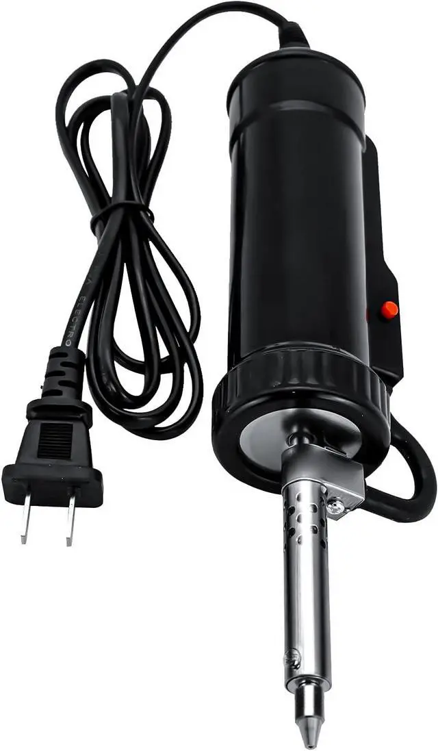 Alt view image 2 of 7 - Automatic Desoldering Pump Vacuum Solder Sucker Tool Portable AC110V 30W Electric Desoldering Gun Repair Solder Removal Tool Solder Sucker Iron Tin for DIY with 3 Soldering Suction Tips