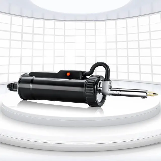 Alt view image 4 of 7 - Automatic Desoldering Pump Vacuum Solder Sucker Tool Portable AC110V 30W Electric Desoldering Gun Repair Solder Removal Tool Solder Sucker Iron Tin for DIY with 3 Soldering Suction Tips