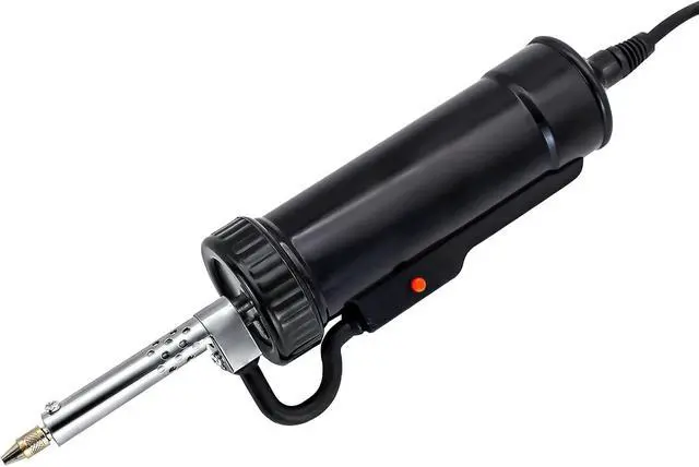 Alt view image 5 of 7 - Automatic Desoldering Pump Vacuum Solder Sucker Tool Portable AC110V 30W Electric Desoldering Gun Repair Solder Removal Tool Solder Sucker Iron Tin for DIY with 3 Soldering Suction Tips