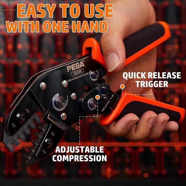 Alt view image 3 of 7 - Crimping Tool and JST Connector Kit, 22 Types of 1.0mm JST-SH, 1.25mm JST-GH, 1.5mm JST-ZH Connectors & Contacts, Crimp Pliers AWG 32-22 for 1.0mm - 2.0mm Pitch Pin Terminal, for DIY Electronics