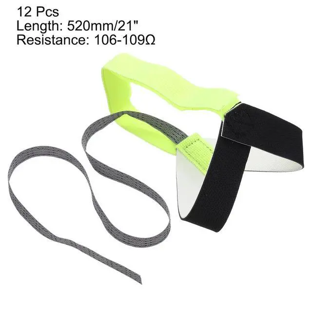 Alt view image 2 of 5 - 12pcs ESD Anti Static Foot Heel Straps Anti Static Wrist Strap Band Adjustable for Grounding Protecting Electronics Against Electric Shock