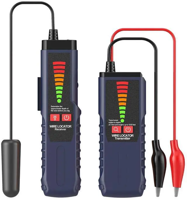 Main image of Underground Cable Locator, F04 Wire Tracer with Probe and Earphone, Cable Tester for Locating Breakage in Dog Fence, Irrigation Control & Electrical Wires