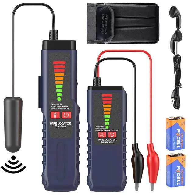 Alt view image 6 of 6 - Underground Cable Locator, F04 Wire Tracer with Probe and Earphone, Cable Tester for Locating Breakage in Dog Fence, Irrigation Control & Electrical Wires