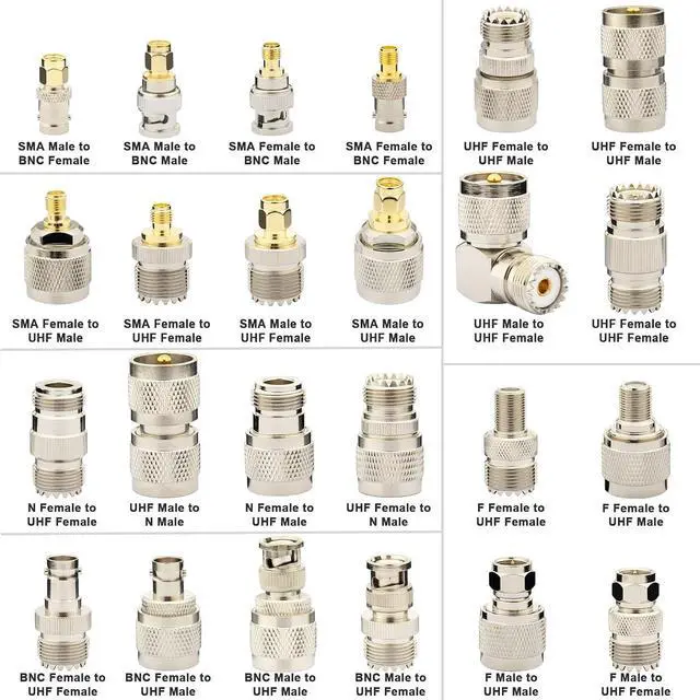 Alt view image 2 of 4 - 24PCS PL259 SO239 Adapter Kit & SMA to BNC Adapter Kit