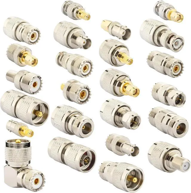 Alt view image 4 of 4 - 24PCS PL259 SO239 Adapter Kit & SMA to BNC Adapter Kit
