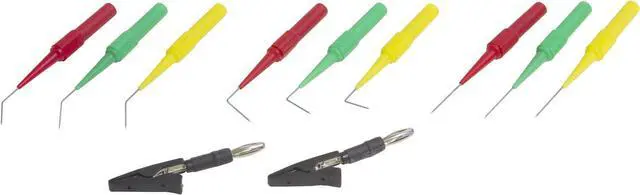 Main image of 64750 11 Pc. Back Probe Pins and Alligator Clips Set