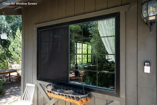 Alt view image 7 of 7 - Clean Air Window Screen - MERV 5 Rated - Window Nano-mesh Filter Screen to Reduce Dust, Pollen and Allergens by up to 90% - Easy DIY Installation - 48 x 96 inch