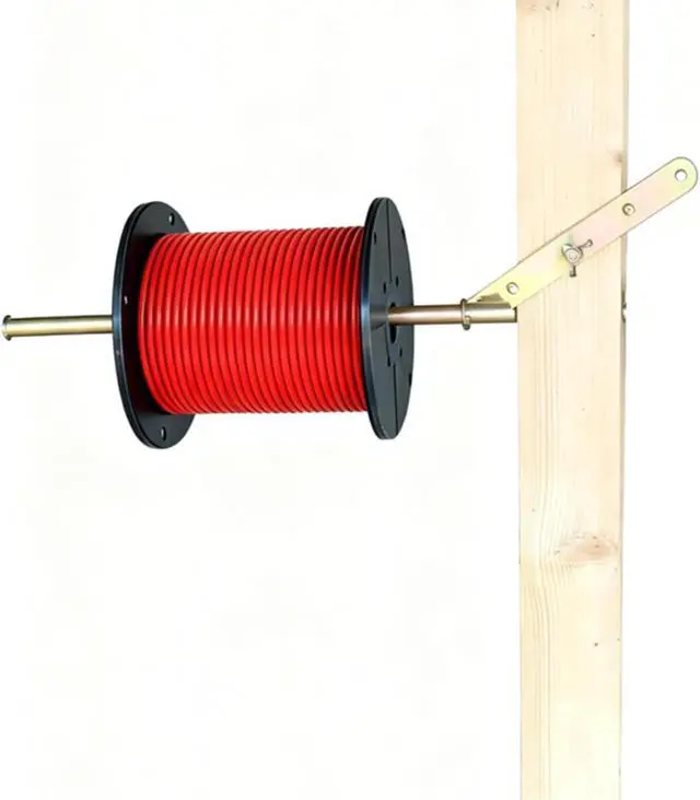 Alt view image 6 of 6 - Heavy Duty Stud Mounted Wire Dispenser for Fast Load Dispensing of Wire Reels, Coils, and Cables, 300lb Capacity