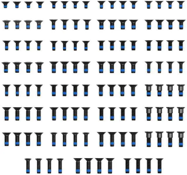 Main image of Red Dot Mounting Screws Kit - 124 Pcs of 31 Sets Compatible with RMR Screws Include M3, M3.5, M4, #6-32, #4-40, #6-40, #6-48 (4 Pcs/Set) for Red Dot Sight & Plate Mounting