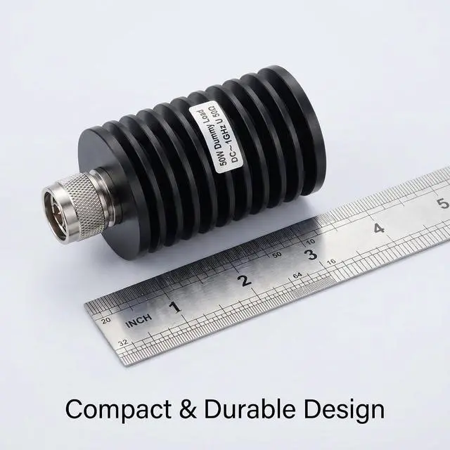 Alt view image 3 of 7 - 50 Watt PL259 Dummy Load - 50 Ohm UHF Dummy Load for Ham Radio, DC to 1.0Ghz Lower VSWR 50 Watt PL259 Termination Load for Antenna Testing, SWR Measurement, and Radio Transmitter (50 Watt)