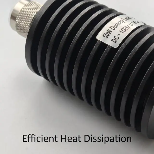 Alt view image 6 of 7 - 50 Watt PL259 Dummy Load - 50 Ohm UHF Dummy Load for Ham Radio, DC to 1.0Ghz Lower VSWR 50 Watt PL259 Termination Load for Antenna Testing, SWR Measurement, and Radio Transmitter (50 Watt)