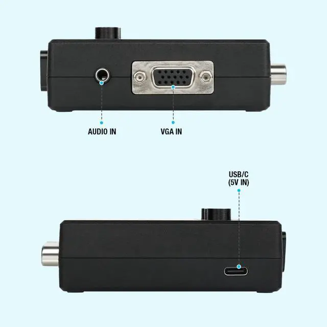 Alt view image 4 of 7 - RGBS/VGA/SCART to Component Adapter - Supports R/G/B Single Channel Color Adjustment, Plug & Play Video Game Converter with No Lag, for Retro Game Console