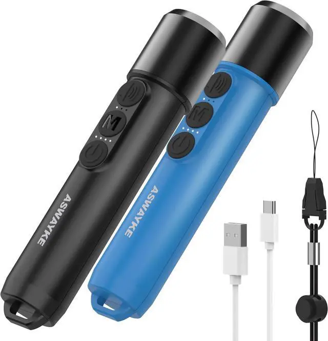 Main image of Electronic Whistle Set of 2-125dB Loud Rechargeable Whistle, Type-C Charging, 4-Level Volume, IPX5 Waterproof for Coaches, Referees, Basketball & Dog Training