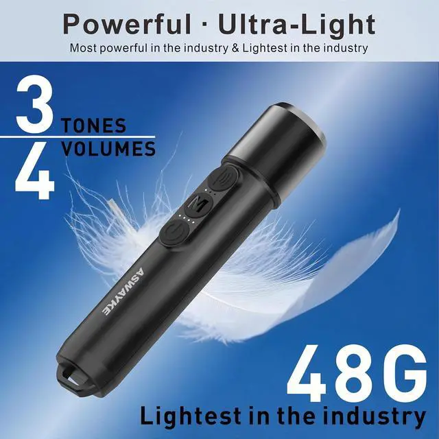 Alt view image 6 of 7 - Electronic Whistle Set of 2-125dB Loud Rechargeable Whistle, Type-C Charging, 4-Level Volume, IPX5 Waterproof for Coaches, Referees, Basketball & Dog Training