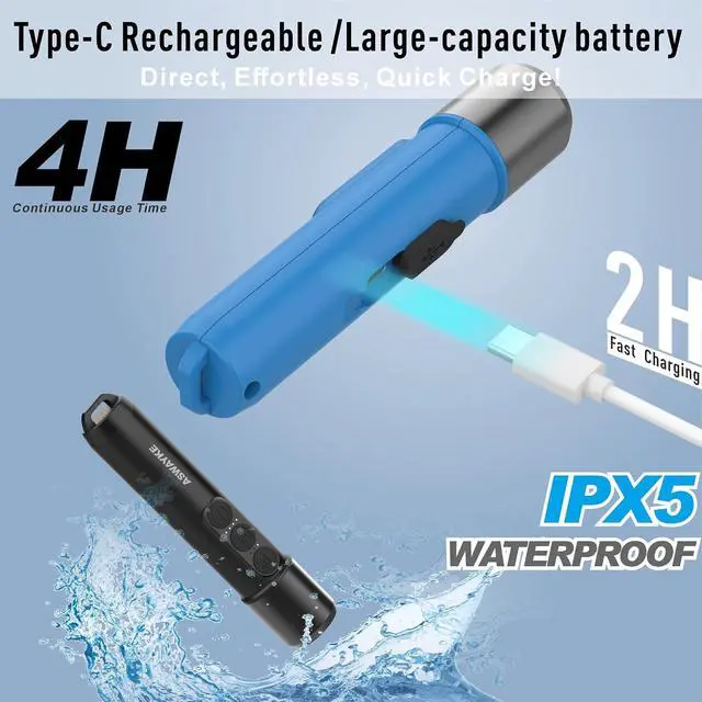 Alt view image 5 of 7 - Electronic Whistle Set of 2-125dB Loud Rechargeable Whistle, Type-C Charging, 4-Level Volume, IPX5 Waterproof for Coaches, Referees, Basketball & Dog Training