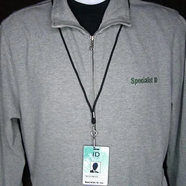 Alt view image 7 of 7 - 100 Pack - Black Lanyard with Swivel Hook - Basic, Round, Thin Braided Non-Breakaway Neck Strap Cord for School Name Tag, Office I'd Card, Keychain, Referee Whistle and More