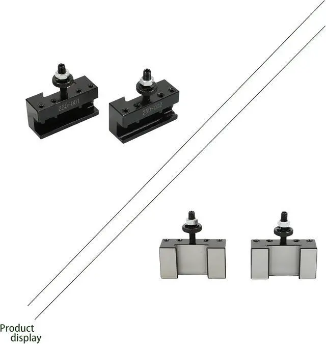 Alt view image 5 of 7 - 3Pcs OXA Wedge Type Tool Post Set 250-000 Quick Change Tool Post 250-001 and 250-002 Quick Change Tool Post Holder Fit for lathe