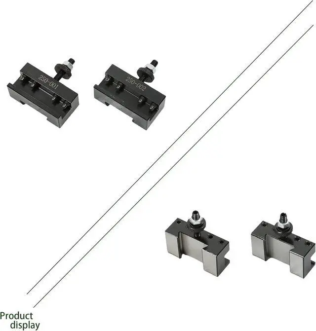 Alt view image 6 of 7 - 3Pcs OXA Wedge Type Tool Post Set 250-000 Quick Change Tool Post 250-001 and 250-002 Quick Change Tool Post Holder Fit for lathe