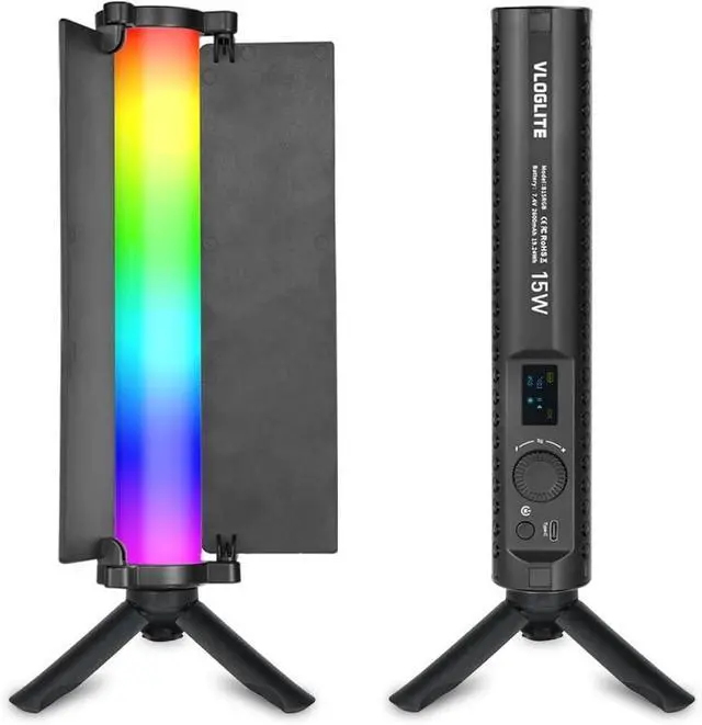 Main image of Magnetic RGB Light Wand, Handheld LED Video Light Stick with Diffuser, 18009000K CCT & 360° Full Color, CRI95+, 20 Effects, Type-C Rechargeable Tube Light for TikTok YouTube Vlog Live Streaming