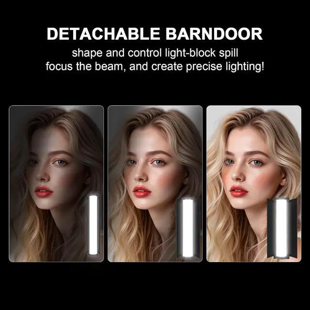 Alt view image 6 of 7 - Magnetic RGB Light Wand, Handheld LED Video Light Stick with Diffuser, 18009000K CCT & 360° Full Color, CRI95+, 20 Effects, Type-C Rechargeable Tube Light for TikTok YouTube Vlog Live Streaming