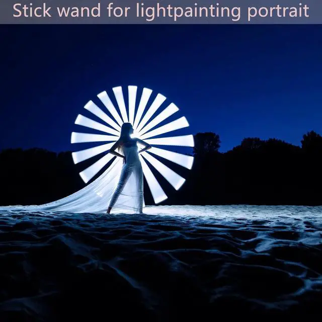 Alt view image 2 of 7 - Handheld Light Wand, K21 RGB Light Stick Tube, APP Control 2500K-8500K LED Light Stick Wand for Night Light Painting Photography Video Tiktok Vlog YouTube