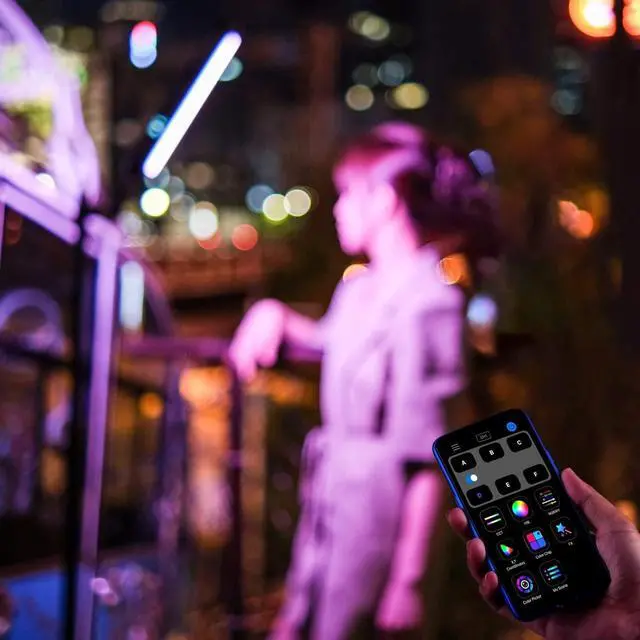 Alt view image 3 of 7 - Handheld Light Wand, K21 RGB Light Stick Tube, APP Control 2500K-8500K LED Light Stick Wand for Night Light Painting Photography Video Tiktok Vlog YouTube