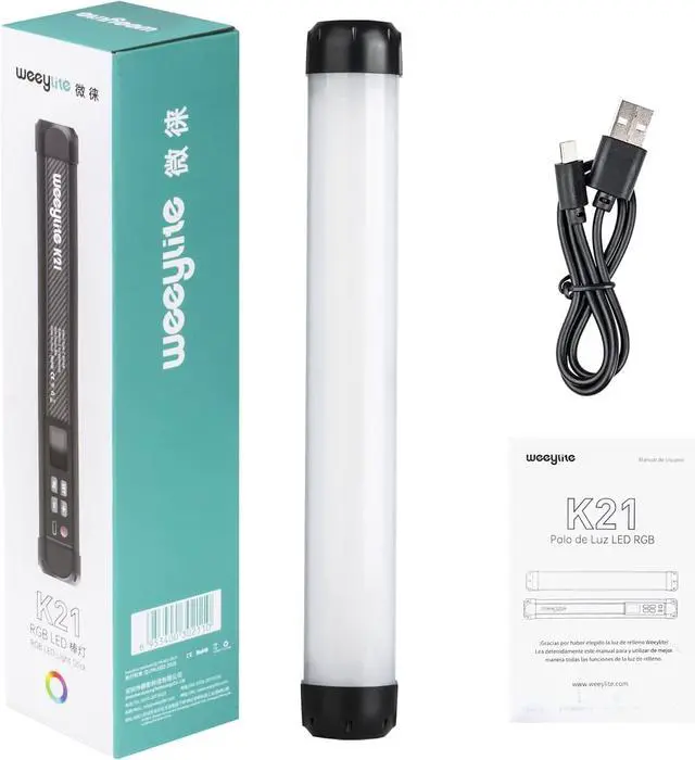 Alt view image 6 of 7 - Handheld Light Wand, K21 RGB Light Stick Tube, APP Control 2500K-8500K LED Light Stick Wand for Night Light Painting Photography Video Tiktok Vlog YouTube