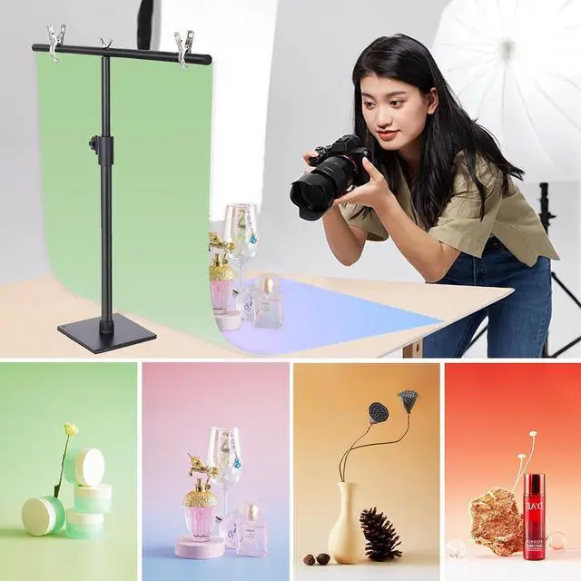 Alt view image 2 of 6 - Photography Backdrop Product Photo Background: Small Size Paper Backdrops kit for Tabletop Food Jewelry Mini Items Pictures Photoshoot.(Gradient Color 6pcs/12pattern 22x34inch)