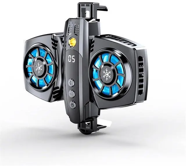 Main image of Cell Phone Cooler, Low Noise Cellphone Radiator with Dual SemiConductor Cooling Chip, Mobile Phones with Width of 2.6 to 3.5in for Live Streaming, Outdoor Vlog, Gaming