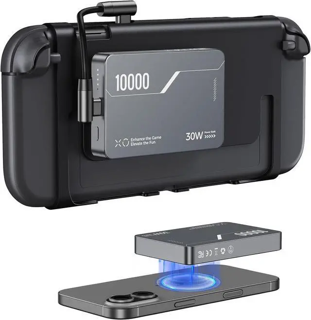 Main image of Magnetic Power Bank 10000mAh for Nintendo Switch 2, +3.5-8H Playtime