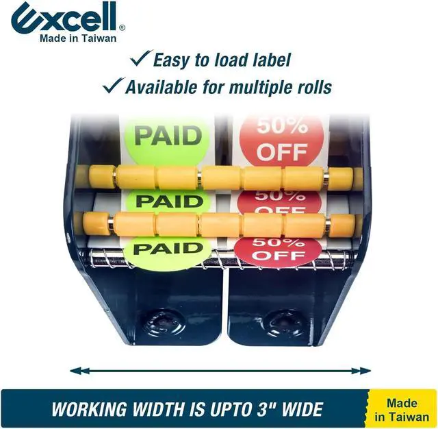 Alt view image 4 of 6 - LD-318 Manual Metal Label Dispenser (Fits 3" Wide Labels)