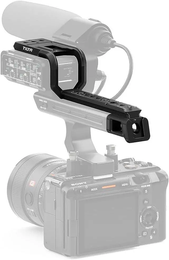 Alt view image 4 of 4 - XLR Extension Bracket for/Compatible with Sony FX3