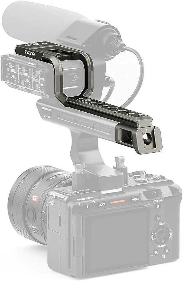 Alt view image 2 of 2 - XLR Extension Bracket for/Compatible with Sony FX3