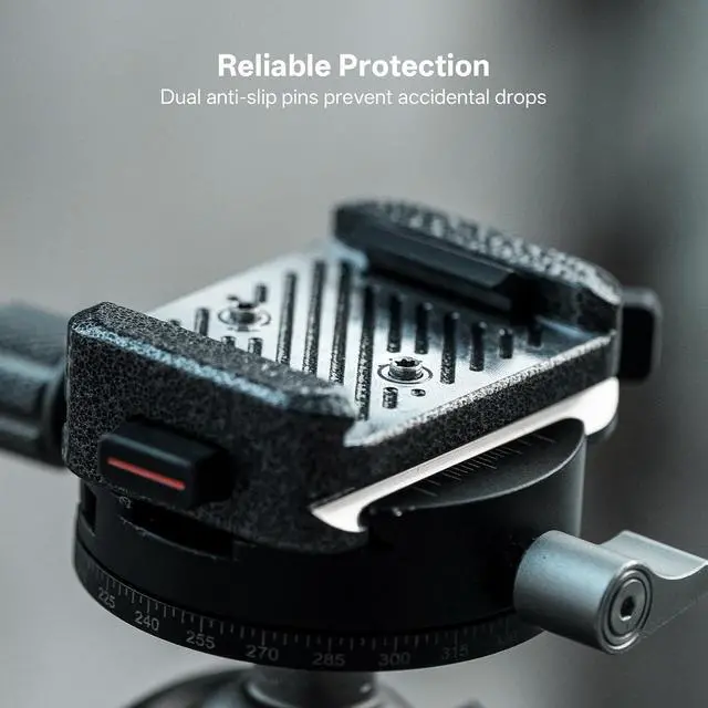 Alt view image 5 of 7 - Quick Release Plate & Clamp V2 Arca Swiss Camera Mount Adapter