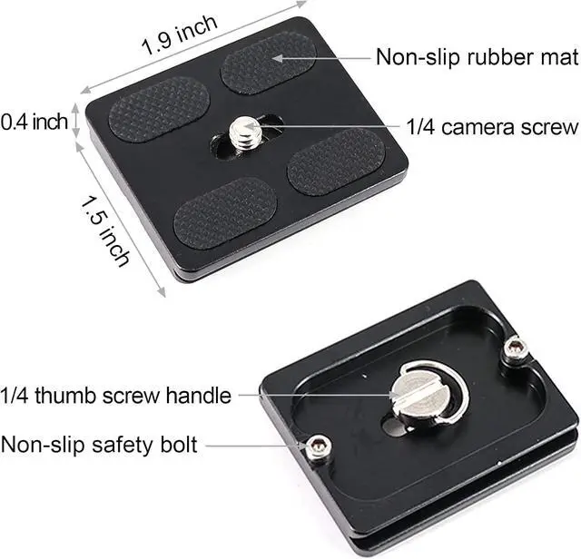 Alt view image 6 of 7 - 36mm Ball Head Tripod Mount for Gun Rifle Shooting Sticks