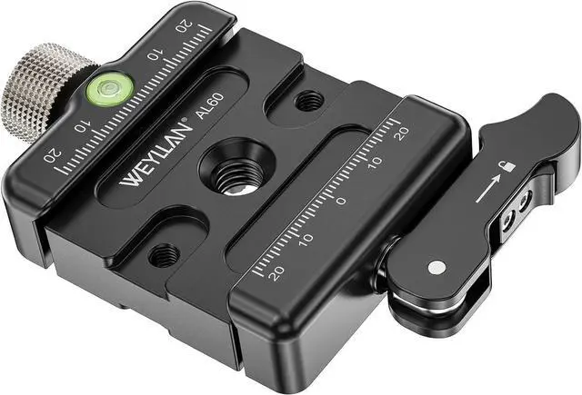 Main image of Arca Swiss Lever Lock Clamp for Magpul Mlok Bipod, Camera Quick Release Clamp Mlok Rail AL60 All Metal Quick Release Plate Adapter for Tripod Ball Head, Knob Locking & Lever Locking