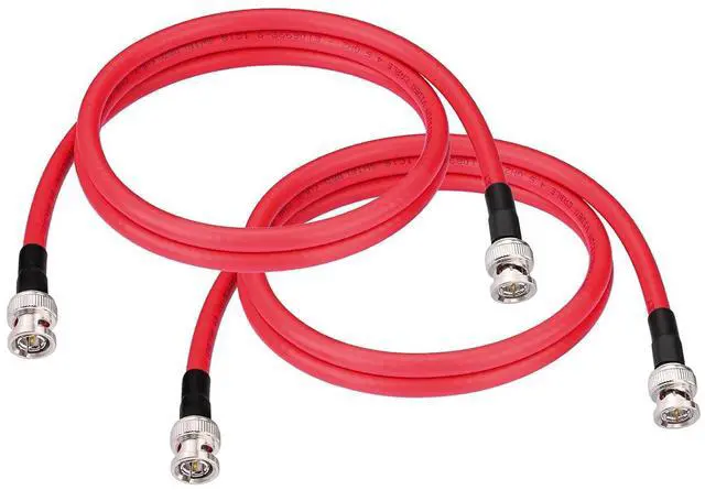 Main image of 3G/6G/12G SDI Cable 3ft Belden 1694A 75 Ohm BNC Video Cord 2-Pack