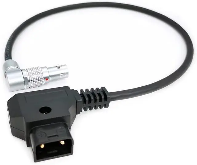 Main image of Teradek SmallHD ARRI RED Flexible Power Cable D-tap to Rotatable 0B 2-Pin Male Right Angle, Gold Mount V-Mount Dtap to Teradek Bolt, Z CAM