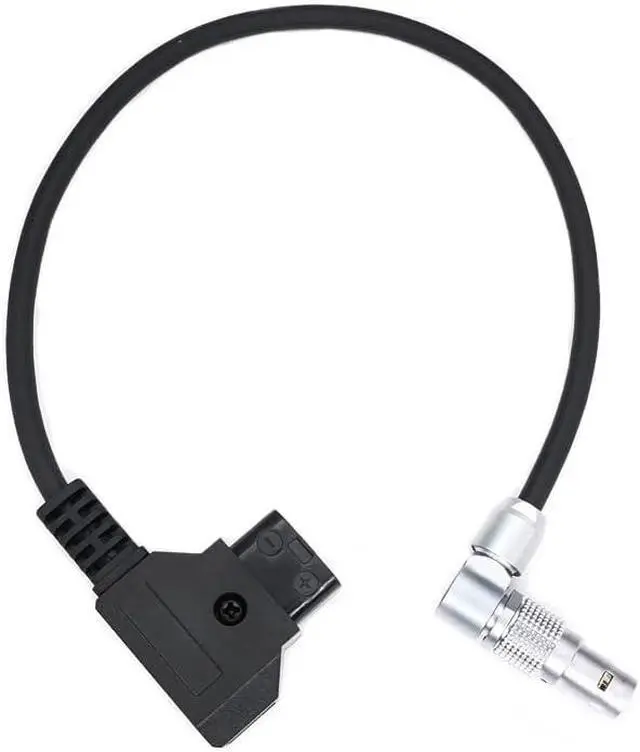 Alt view image 7 of 7 - Teradek SmallHD ARRI RED Flexible Power Cable D-tap to Rotatable 0B 2-Pin Male Right Angle, Gold Mount V-Mount Dtap to Teradek Bolt, Z CAM