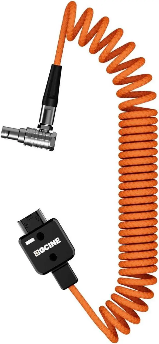 Alt view image 5 of 7 - DT-LM D-Tap to LM 2-Pin Male Coiled Power Cable for RED/for ARRI