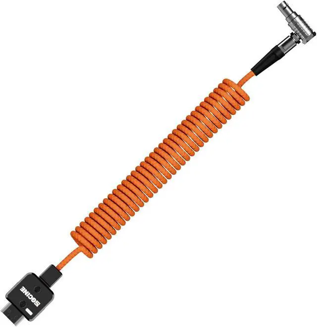 Alt view image 6 of 7 - DT-LM D-Tap to LM 2-Pin Male Coiled Power Cable for RED/for ARRI