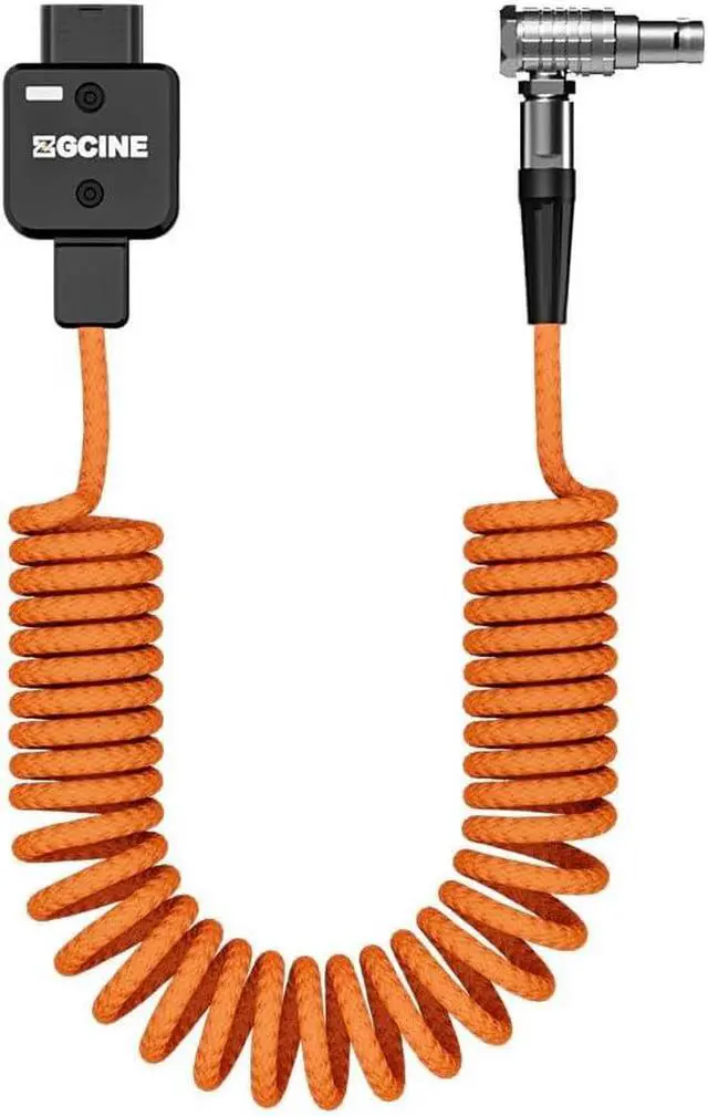 Alt view image 7 of 7 - DT-LM D-Tap to LM 2-Pin Male Coiled Power Cable for RED/for ARRI