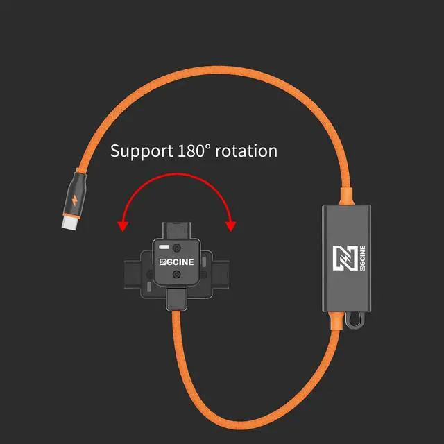 Alt view image 5 of 5 - Adjuctable D-TAP to Type-C Adapter for USB-C PD 65W Bidirectional Fast Charging Cable for Sonys FX3 FX30 A7siii A7IV Rode Microphones NTG-4,Swit CM55c