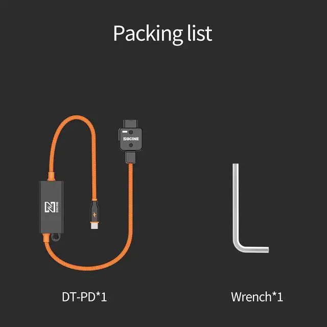 Alt view image 3 of 7 - DT-PD D-Tap to USB-C PD Bidirectional Charger Cable 65W