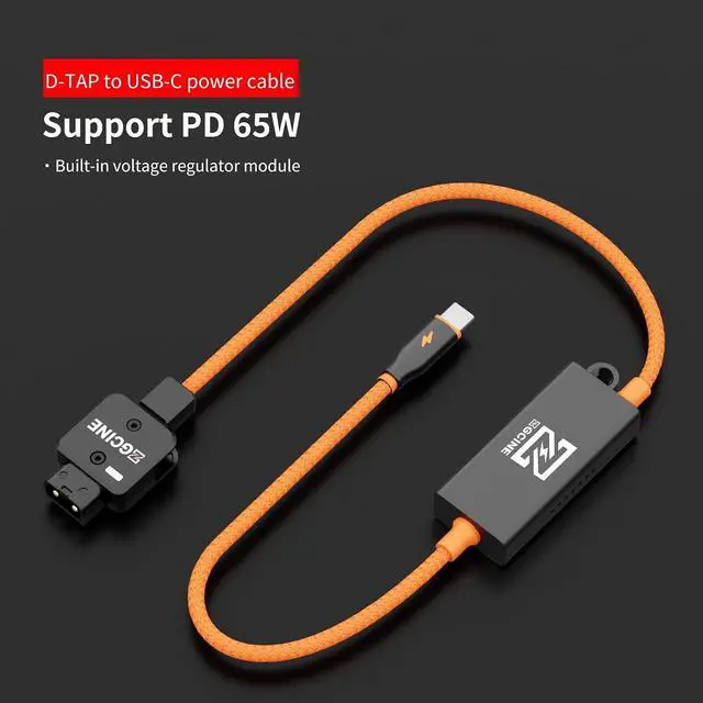 Alt view image 5 of 7 - DT-PD D-Tap to USB-C PD Bidirectional Charger Cable 65W