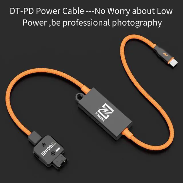 Alt view image 7 of 7 - DT-PD D-Tap to USB-C PD Bidirectional Charger Cable 65W