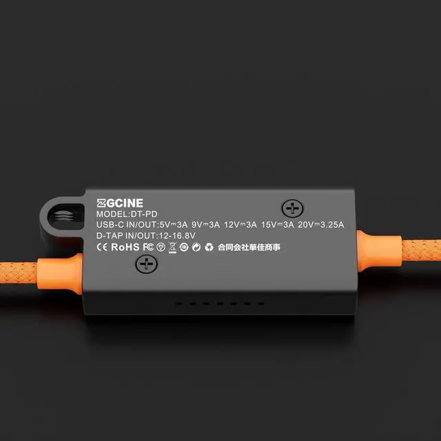 Alt view image 6 of 7 - DT-PD D-Tap to USB-C PD Bidirectional Charger Cable 65W