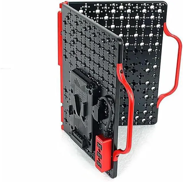 Alt view image 2 of 6 - Multifunctional V-Mount Battery Power Distribution Board, Folding Mounting Plate with Dtap Splitter and 1/4"-20 & 3/8"-16 Thread Expansion for Camera Rigs and Monitors