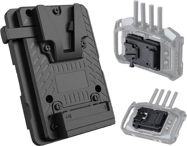 Main image of NP-F to V-Mount Power Adapter Converter for CineView M7H Pro/M7 Pro/M7 Camera Monitors, NP-F to V-Lock Battery Adapter Plate for Camera Monitor Filmmaking Monitoring with Most V-Mount Battery