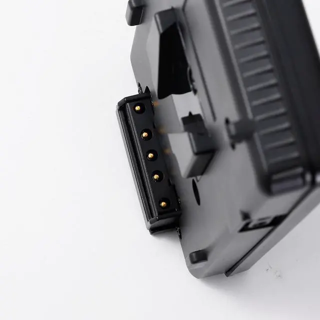Alt view image 3 of 7 - V Mount to Gold Mount Battery Adapter Plate Converter V Lock Compatible with Anton-Bauer Sony HDV DSLR Rig Panasonic ARRI RED JVC Video (A-GP-S), Only applicable to batteries under 16.8V